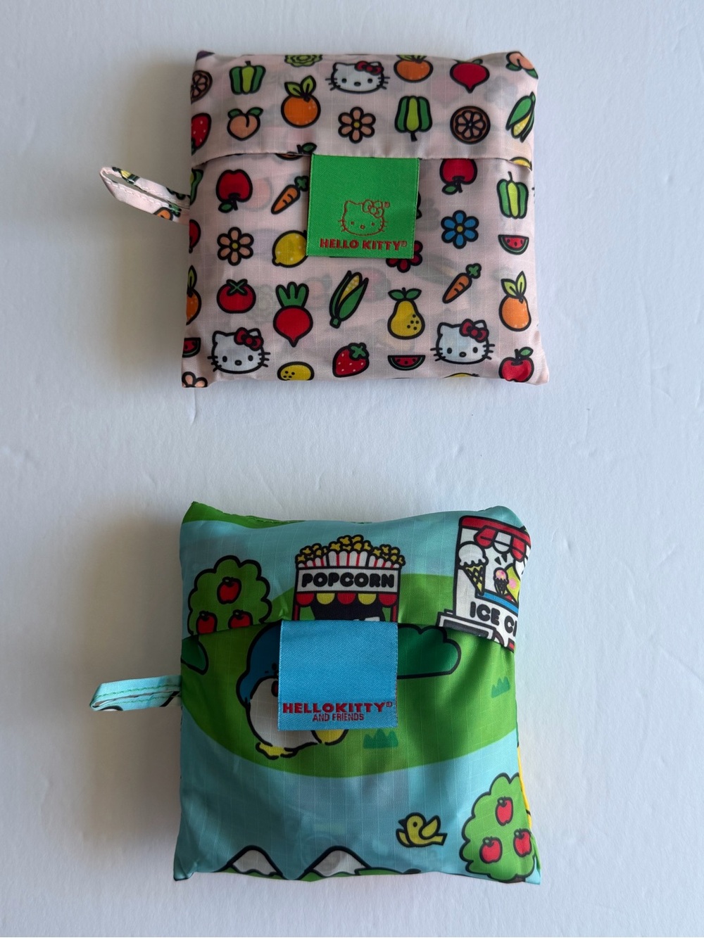 EUC BAGGU Set of 2 Standard Reusable Bags Hello Kitty & Friends